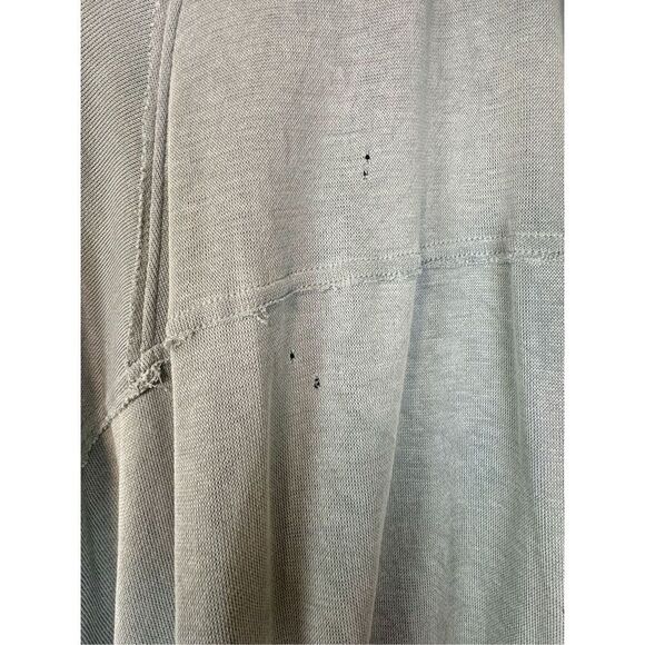 FREE PEOPLE Trekking Out Movement Light Blue Green Zip Hoodie Sweatshirt Size Me - Picture 14 of 15